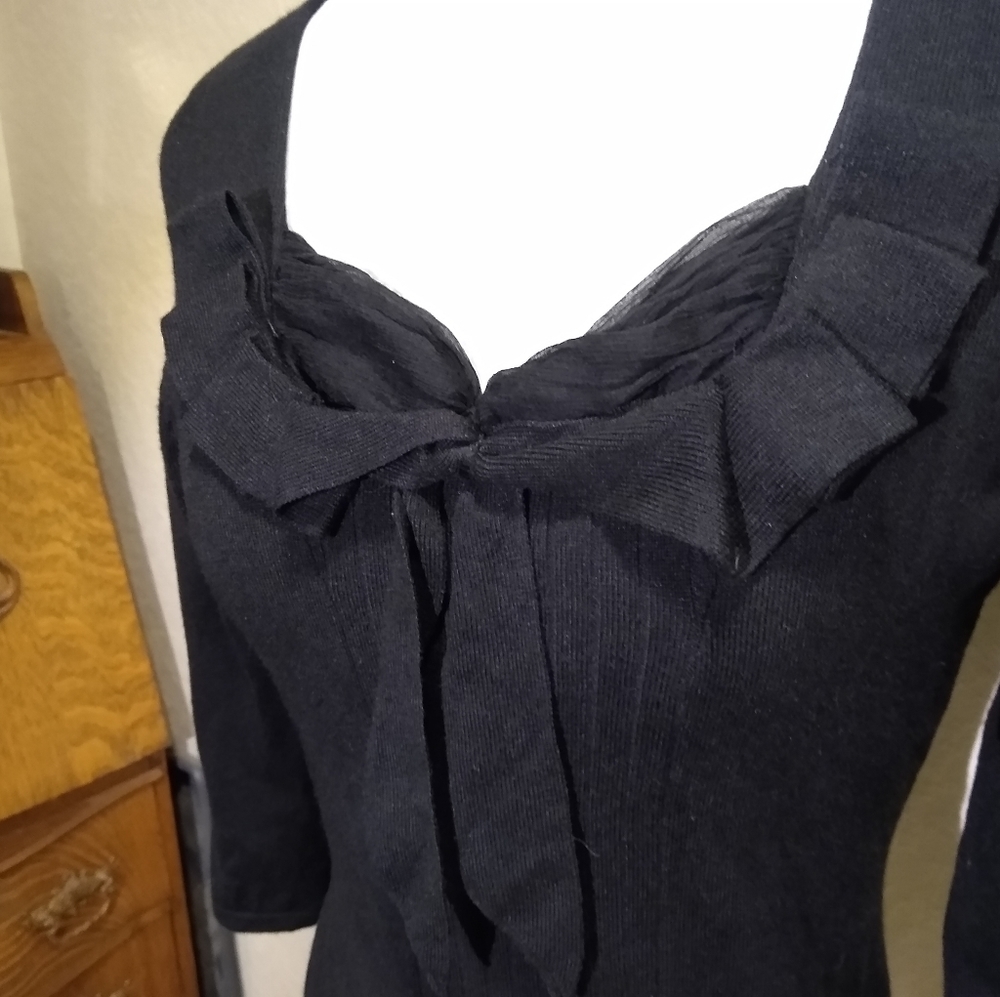 Vintage Moth Brand sweater, SM, Black
